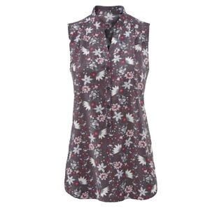 CAbi | Plaza Fiesta Floral Sleeveless Popover Top Style 5210